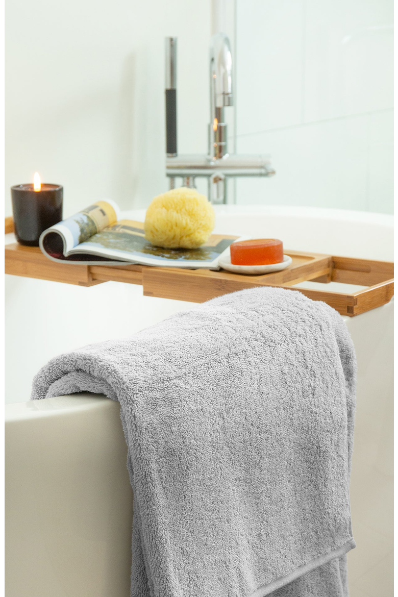 Serene Ultraplush Collection Bath Essentials- 2 Bath Towels and 2 Hand Towels, Alternate, color, Light Gray