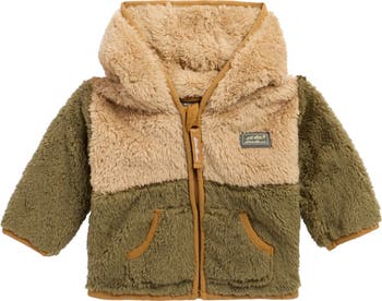 Quest Plush Faux Fur Hooded Jacket