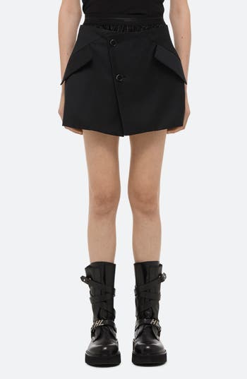 Helmut Lang Apex Blazer Skort In Black