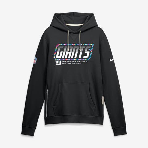 Men's Nike Black New York Giants 2026 NFL Crucial Catch Sideline Standard Issue Dri-FIT Pullover Hoodie