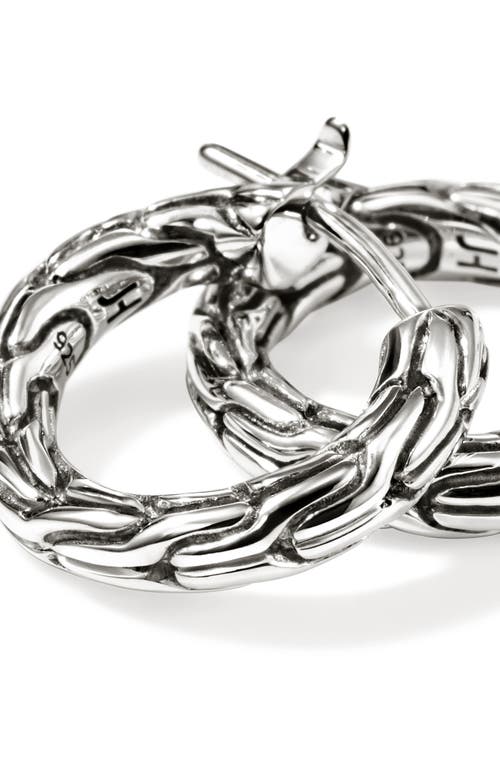 John Hardy Jh Essential Hoop Earrings In Metallic