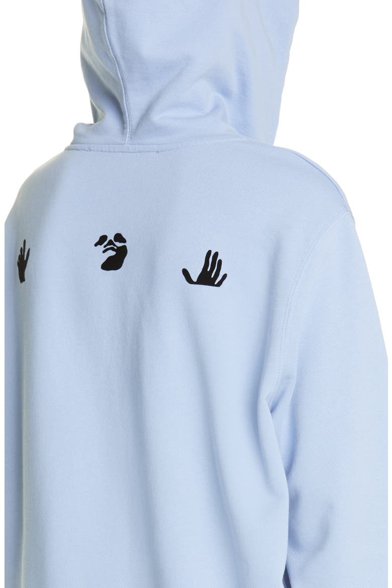 Boyfriends Are Temporary Graphic Cotton Hoodie, Alternate, color, LILAC BLACK