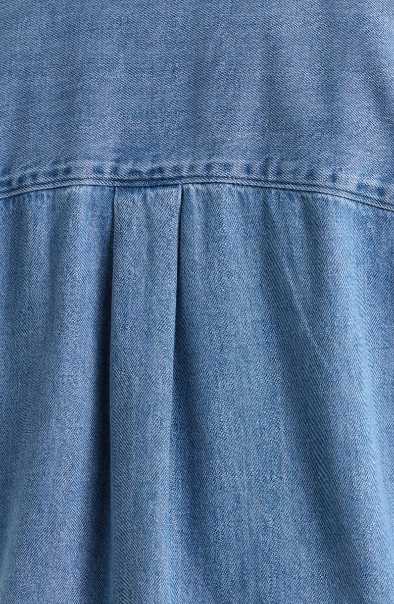 Caslon<sup>®</sup> Denim Utility Jacket, Alternate, color, Medium Wash