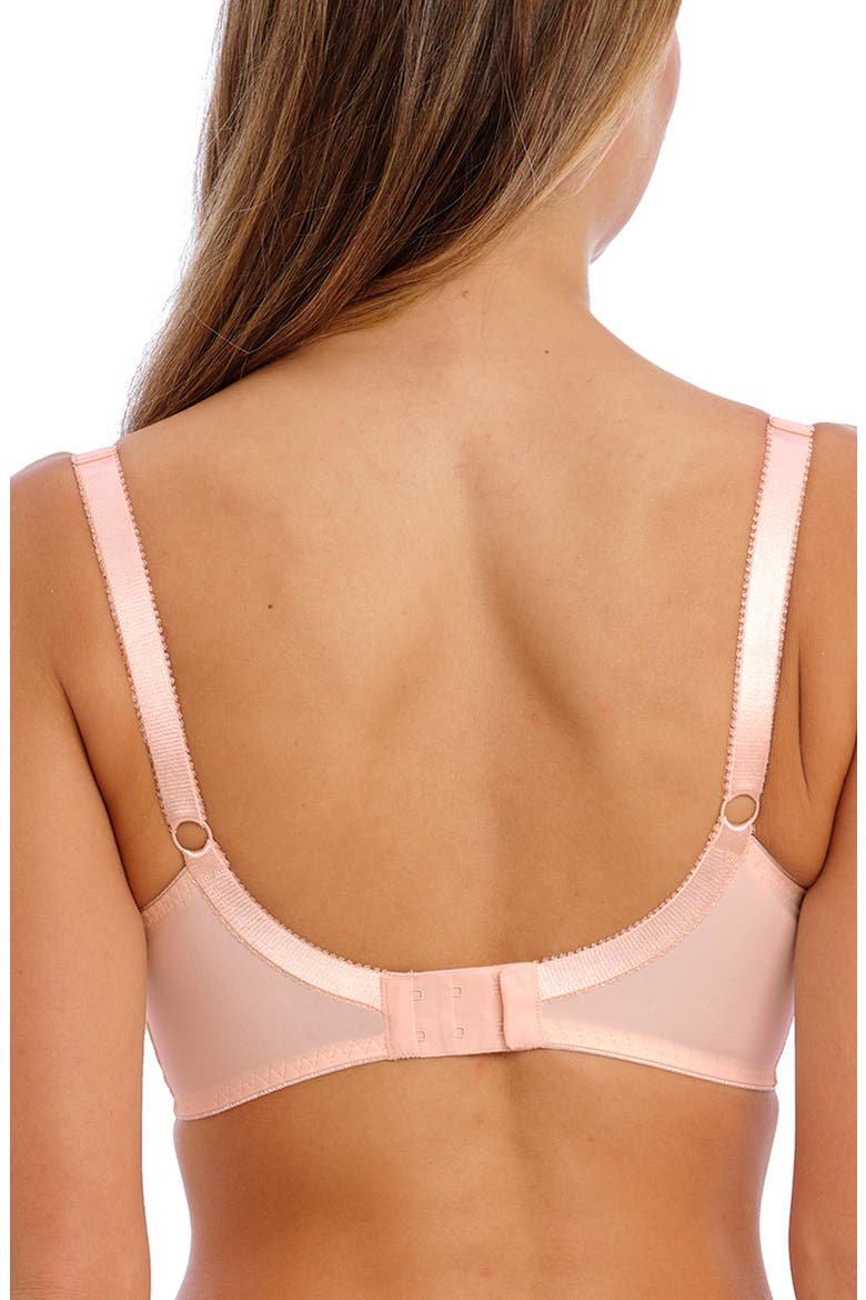 Fusion Lace Underwire Plunge Bra, Alternate, color, BLUSH