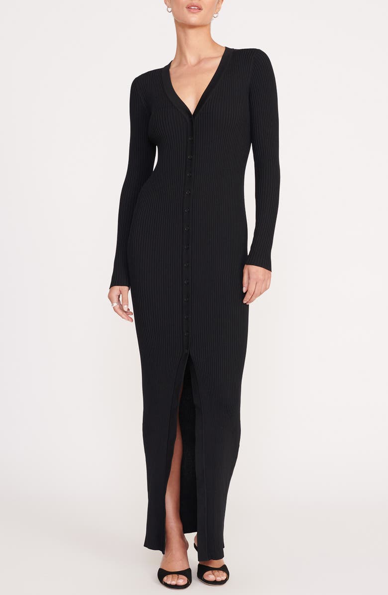 STAUD Shoko Long Sleeve Sweater Dress, Main, color, 