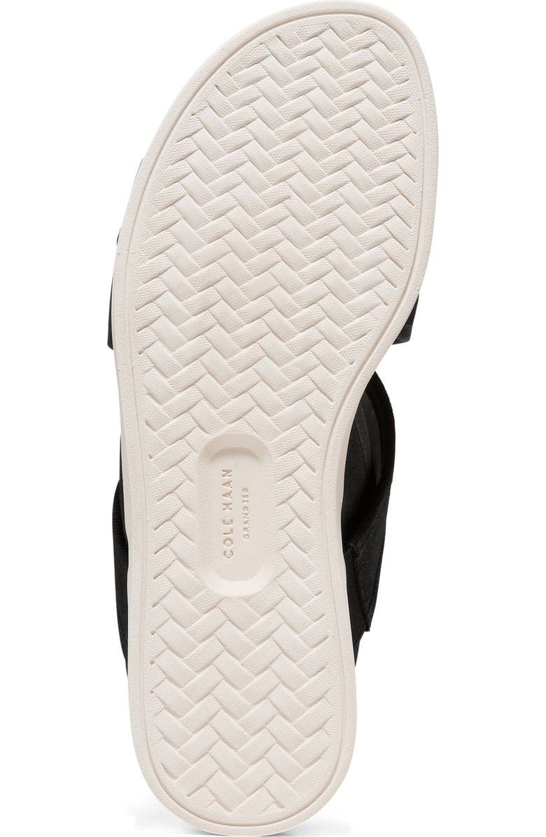 Cole Haan Nantucket Drift Sandal, Alternate, color, Black Suede/ Black Gros Grain