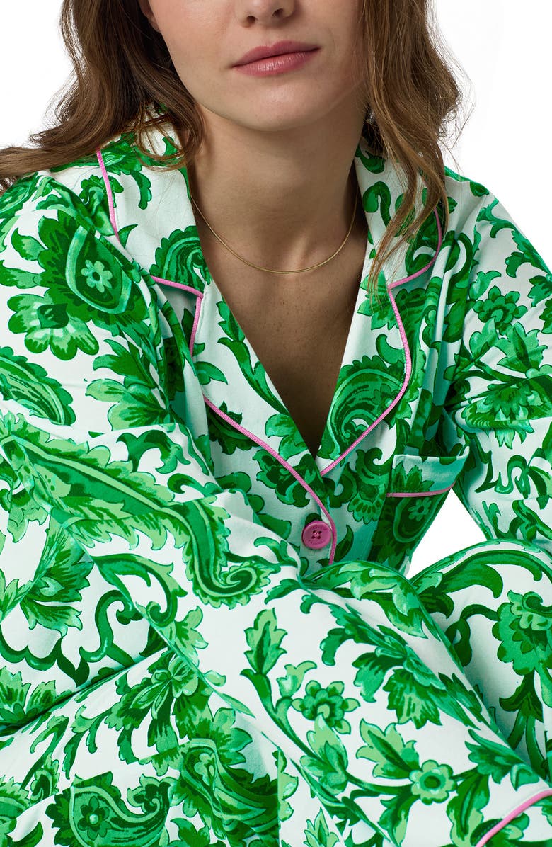 BedHead Pajamas Print Stretch Organic Cotton Pajamas, Alternate, color, 