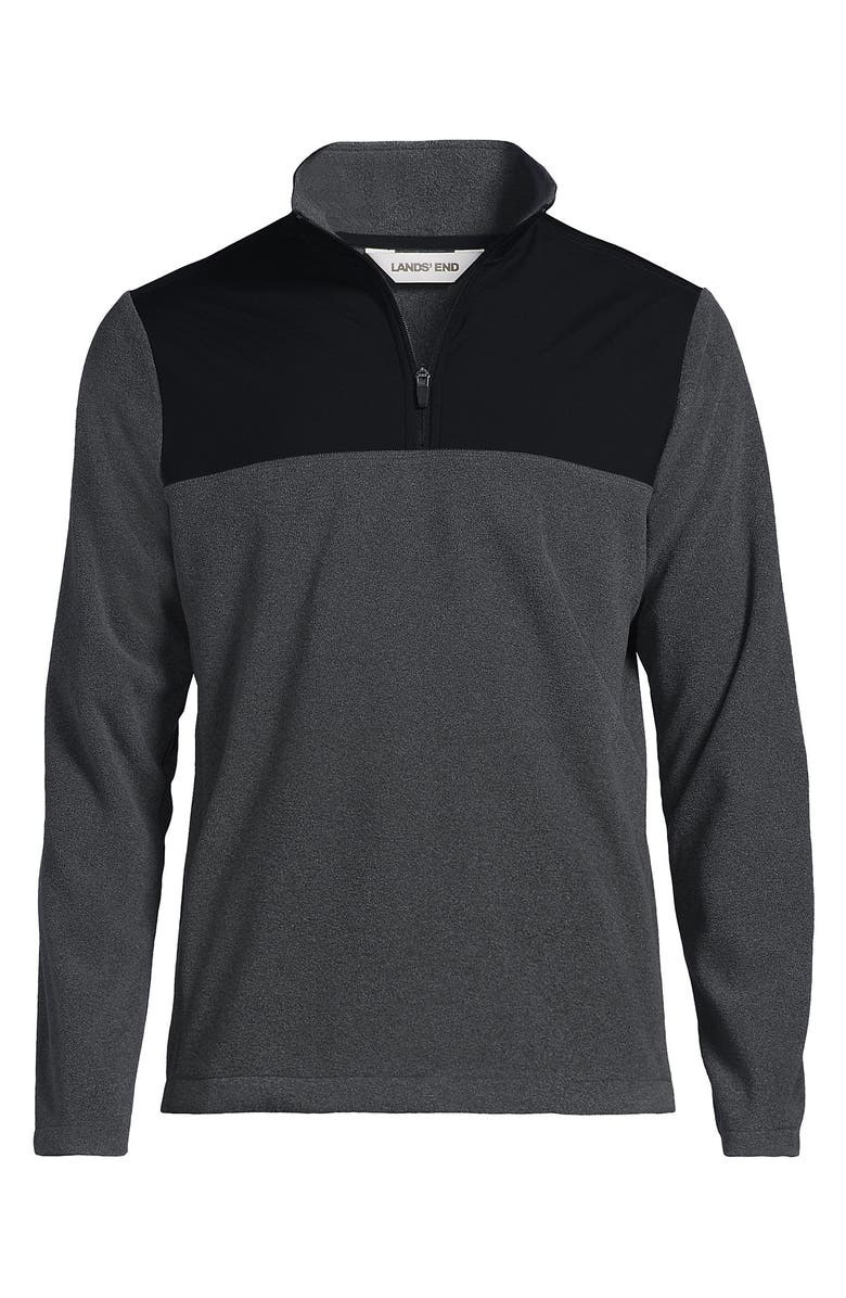 Lands' End Anyweather Fleece Quarter Zip Pullover, Alternate, color,