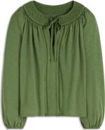 Boden Georgia Smocked Jersey Top