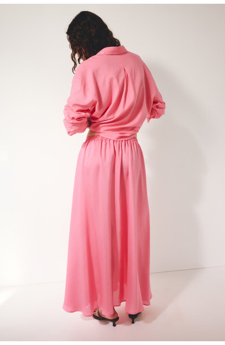 H&M Loose-fit skirt, Alternate, color, Bright Pink