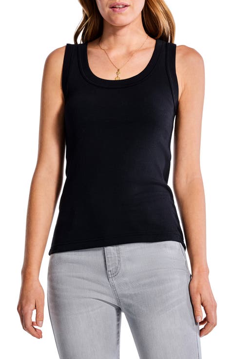 NIC+ZOE Perfect Knit Rib Scoop Neck Tank (Regular & Petite)