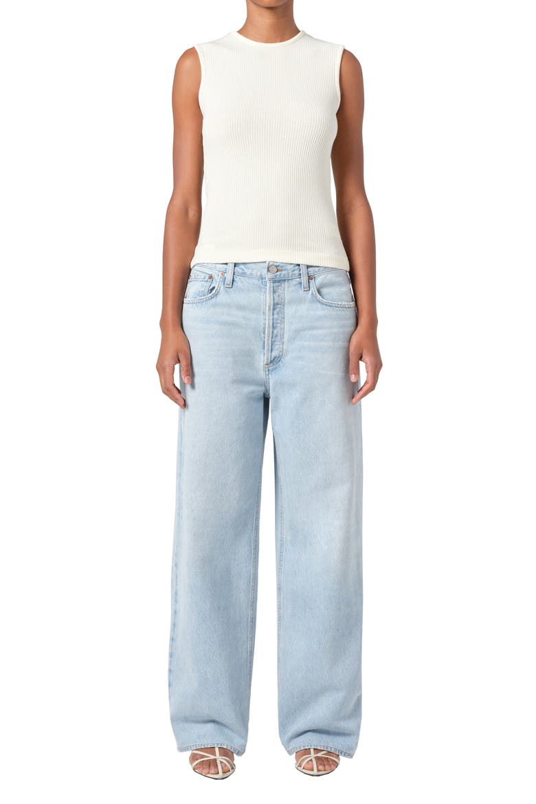 Low Slung Baggy Jeans, Alternate, color, SPARK