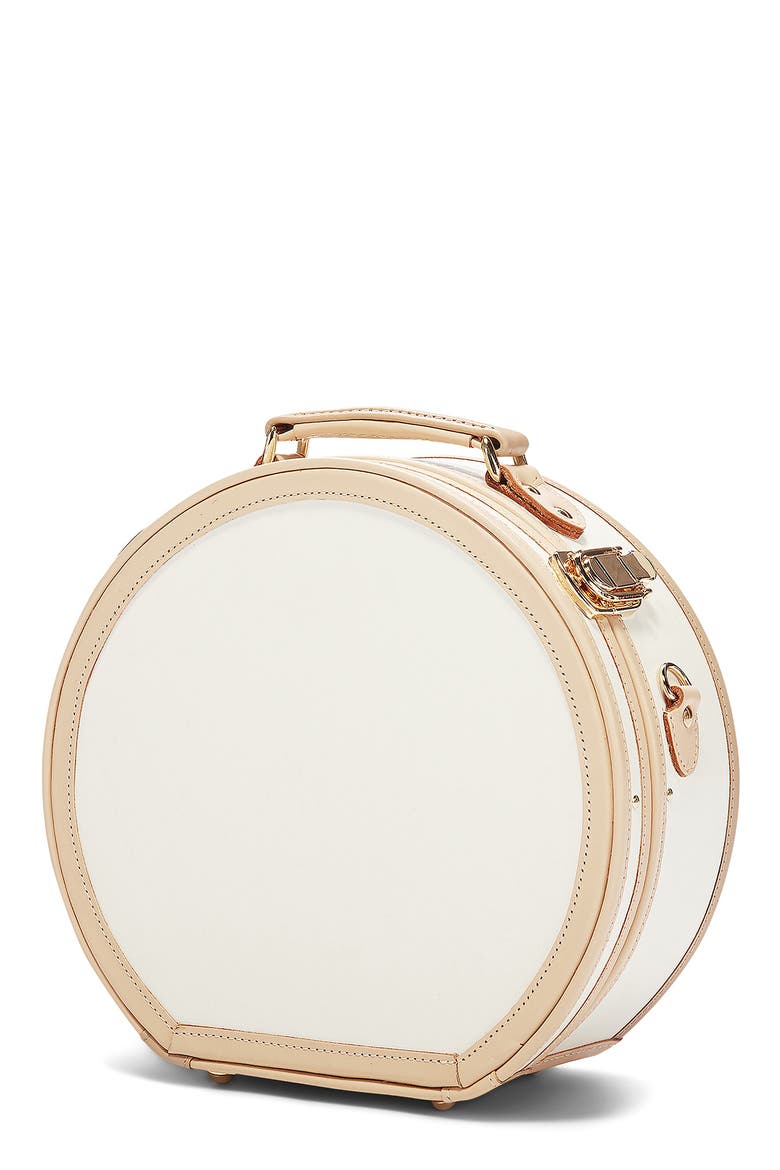 The Sweetheart Small Hatbox, Main, color, WHITE
