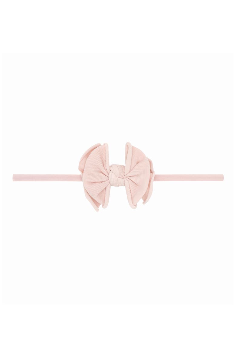 FAB Bow Skinny Headband, Main, color, ANTIQUE PINK