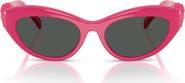 Versace 49mm Small Cat Eye Sunglasses