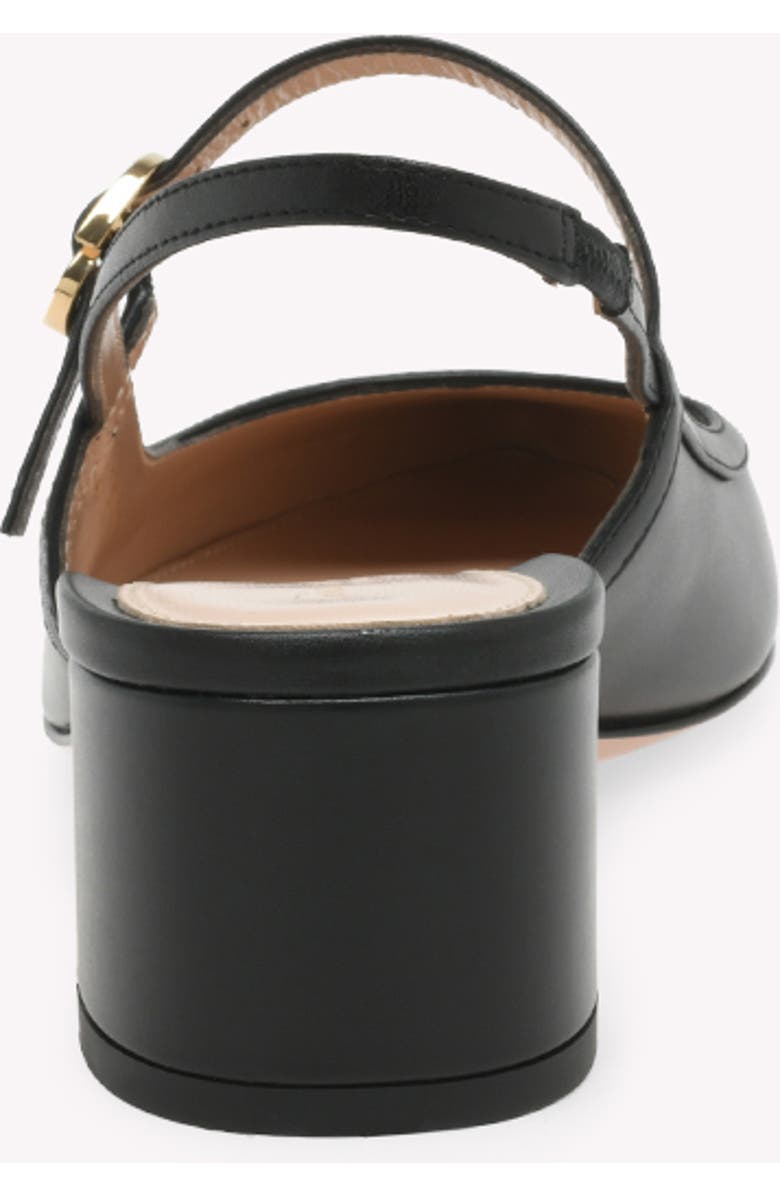 Gianvito Rossi Allette Pump, Alternate, color, Black Calf Leather