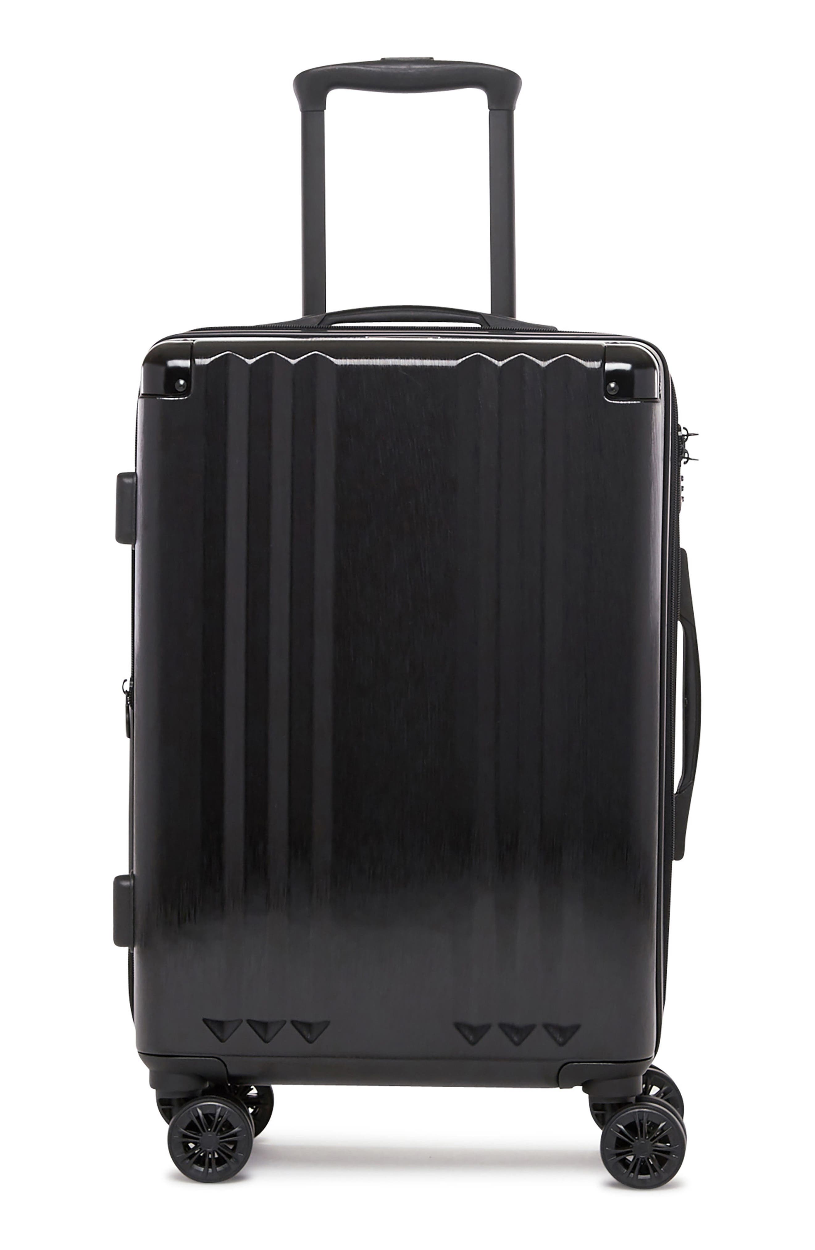 CALPAK Ambeur 22-Inch Rolling Spinner Carry-On, Alternate, color, Black