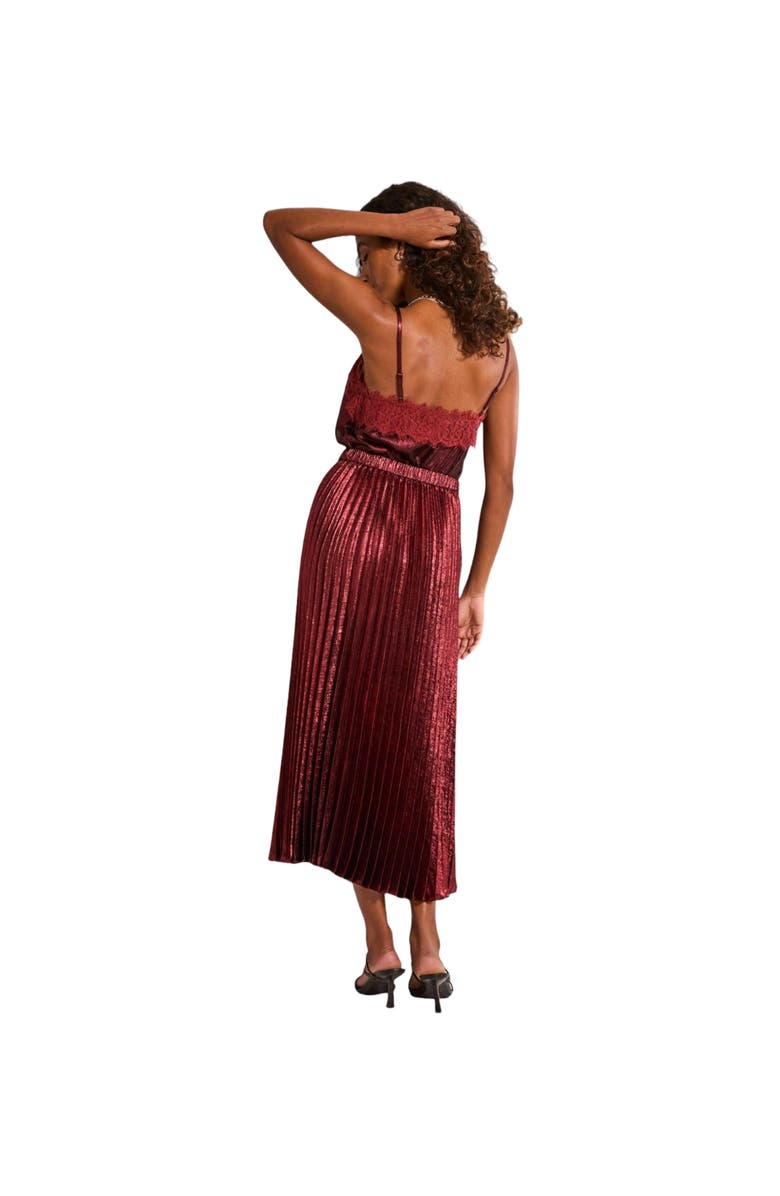 FatFace Women's Gaia Metallic Skirt, Alternate, color, 