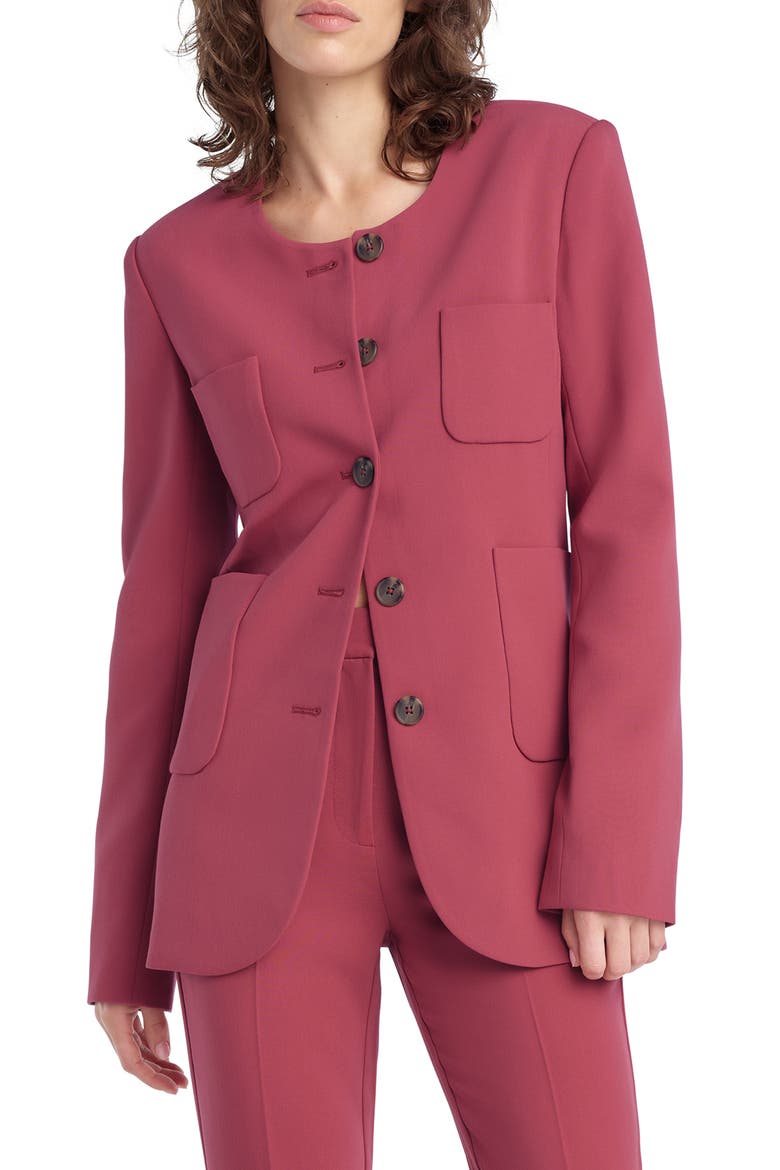 The Busy Jacket, Main, color, EARTH RED