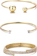 Adornia Set of 3 Assorted Bracelets