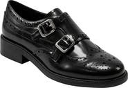 Marc Fisher LTD Parker Wingtip Monk Strap Shoe