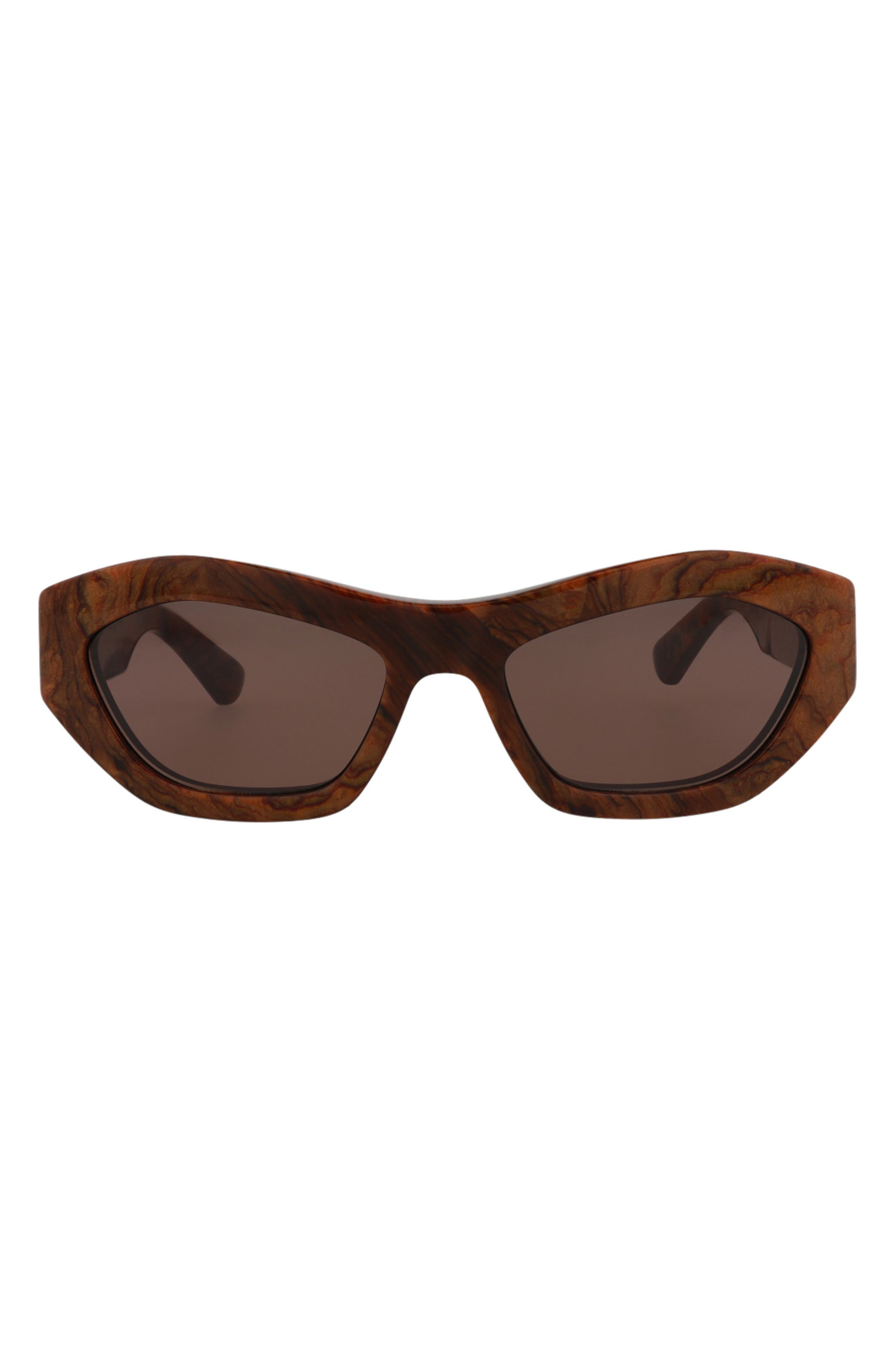 Bottega Veneta 54mm Geometric Sunglasses