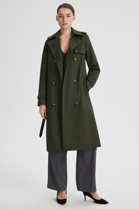 Long Classic Trench Coat