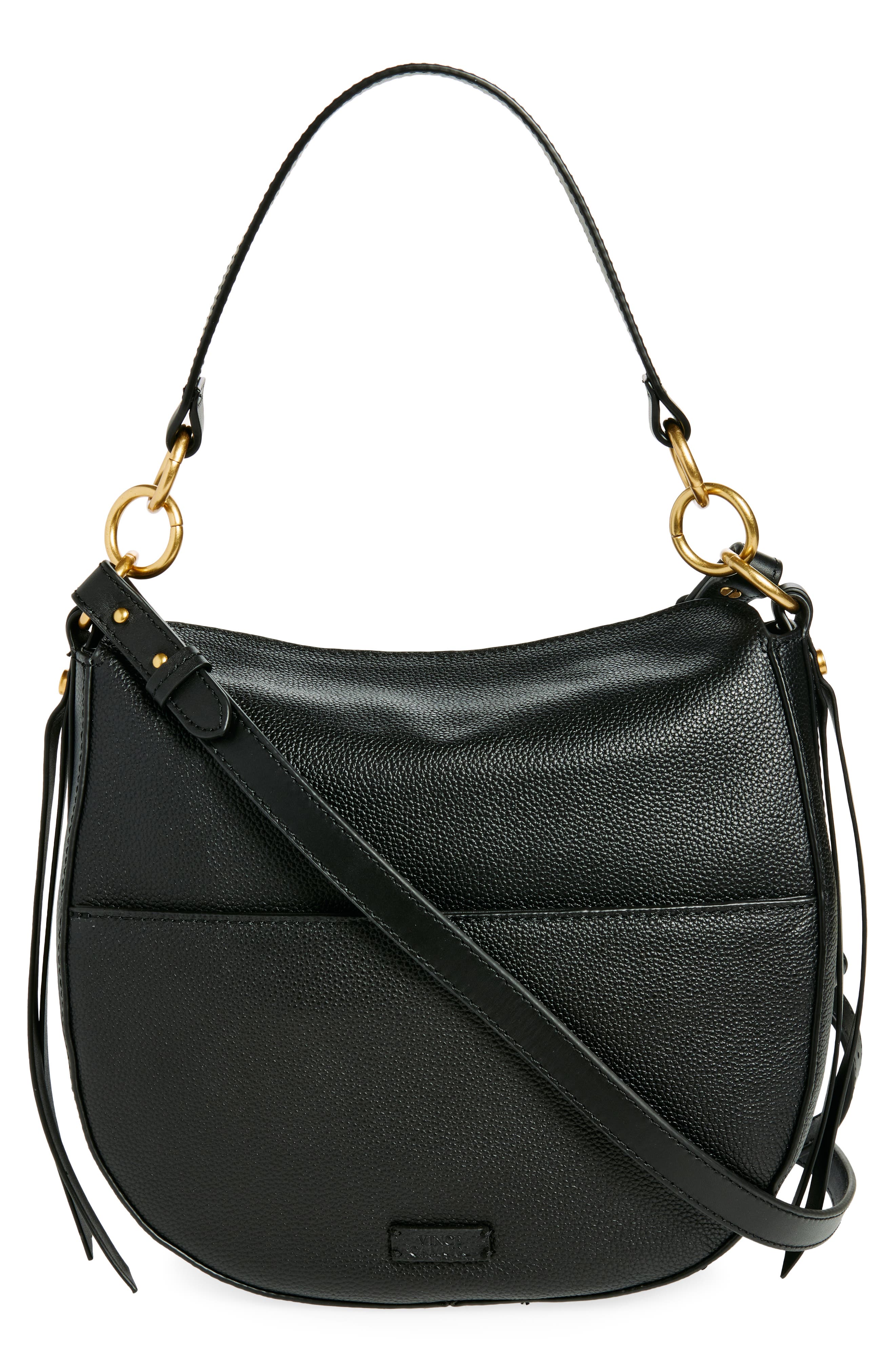 Vince Camuto Fleet Leather Hobo Bag, Alternate, color, 