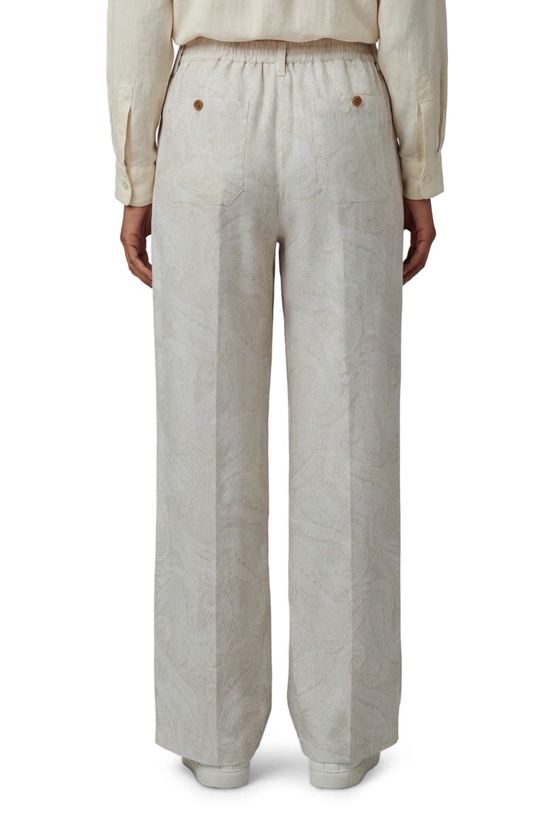 Crochet Paisley Womens Wide-leg Pant, Alternate, color, CROCHET PAISLEY IVORY
