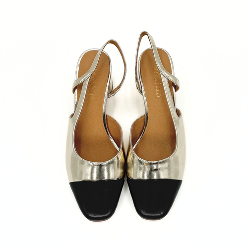 Amie Rafa Paris Slingback Heels In Neutral