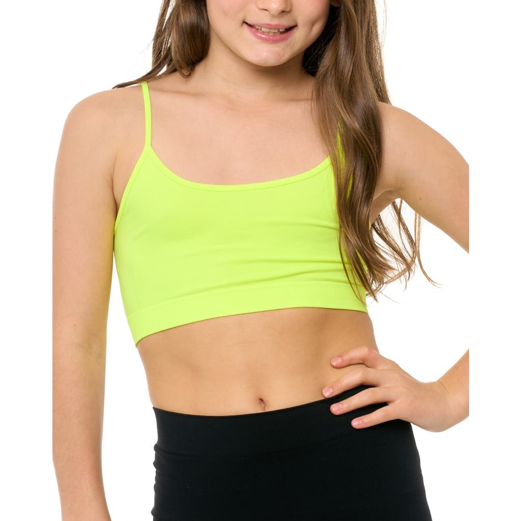 Malibu Sugar Solid Bra Cami In Green