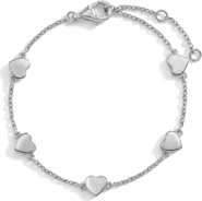 In Season Jewelry Linked Heart Girls Bracelet
