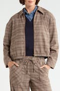 Democracy Zip Bubble Hem Jacket