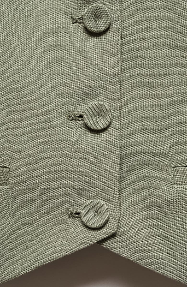 MANGO Alicante Vest, Alternate, color, Pastel Green