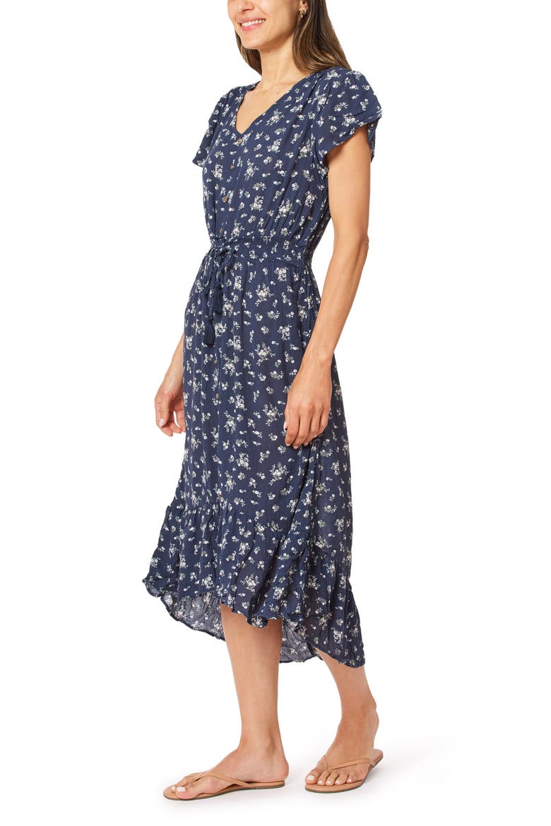 Monica Midi Dress, Alternate, color, DITSY