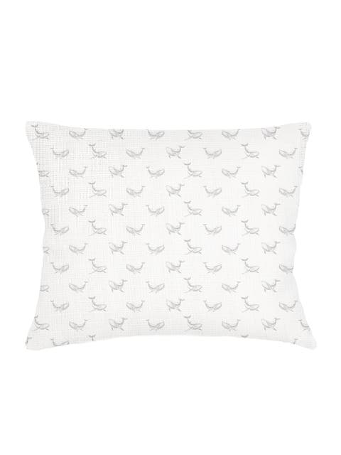 Whale Watch Linen Pillow Sham