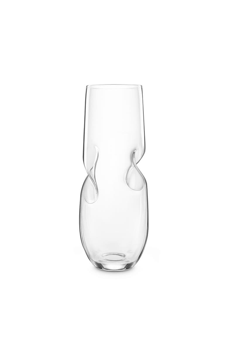 FINAL TOUCH Bubbles Sparkling Wine / Champagne Stemless Glasses - Set of 4, Alternate, color, Clear