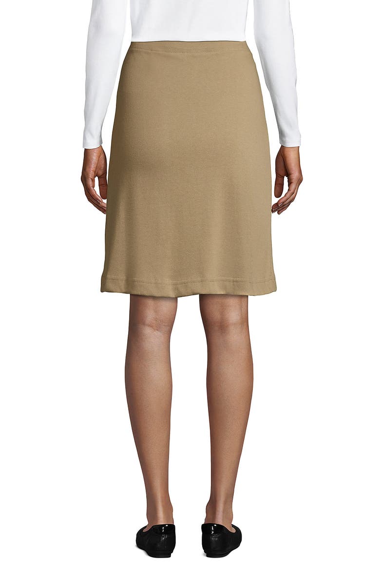 Lands' End Knit Skort, Alternate, color, Khaki