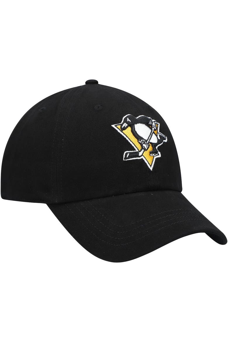 Women's '47 Black Pittsburgh Penguins Team Miata Clean Up Adjustable Hat, Alternate, color, Black