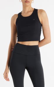 New Balance Performance Rib Crop Tank