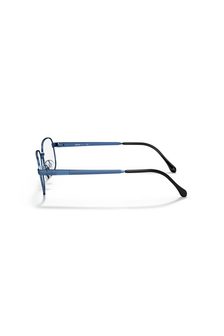 57mm Rectangle optical glasses, Alternate, color, Blue