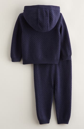 Honeycomb Knit Hoodie & Joggers Set