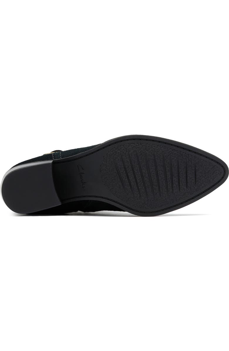 Clarks<sup>®</sup> Morzine Buckle Bootie, Alternate, color, Black Sde