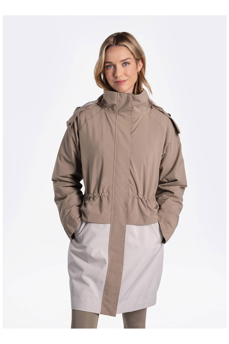 Aubrey 3-in-1 Waterproof Jacket, Alternate, color, OYSTER