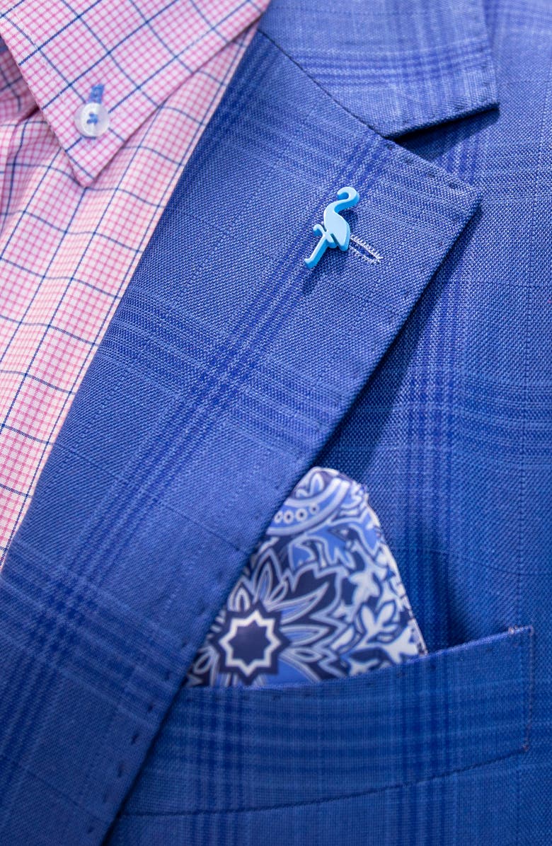 TailorByrd Signature Royal Shadow Plaid Sportcoat, Alternate, color, Royal