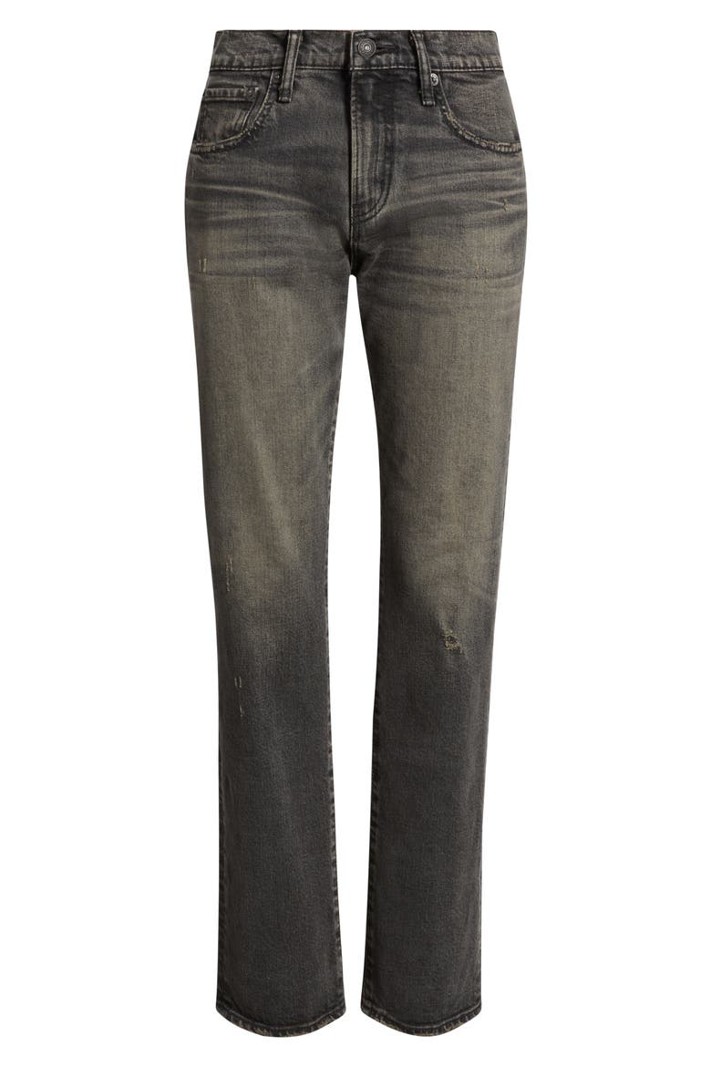 Bellview Slim Straight Leg Jeans, Alternate, color, BLACK