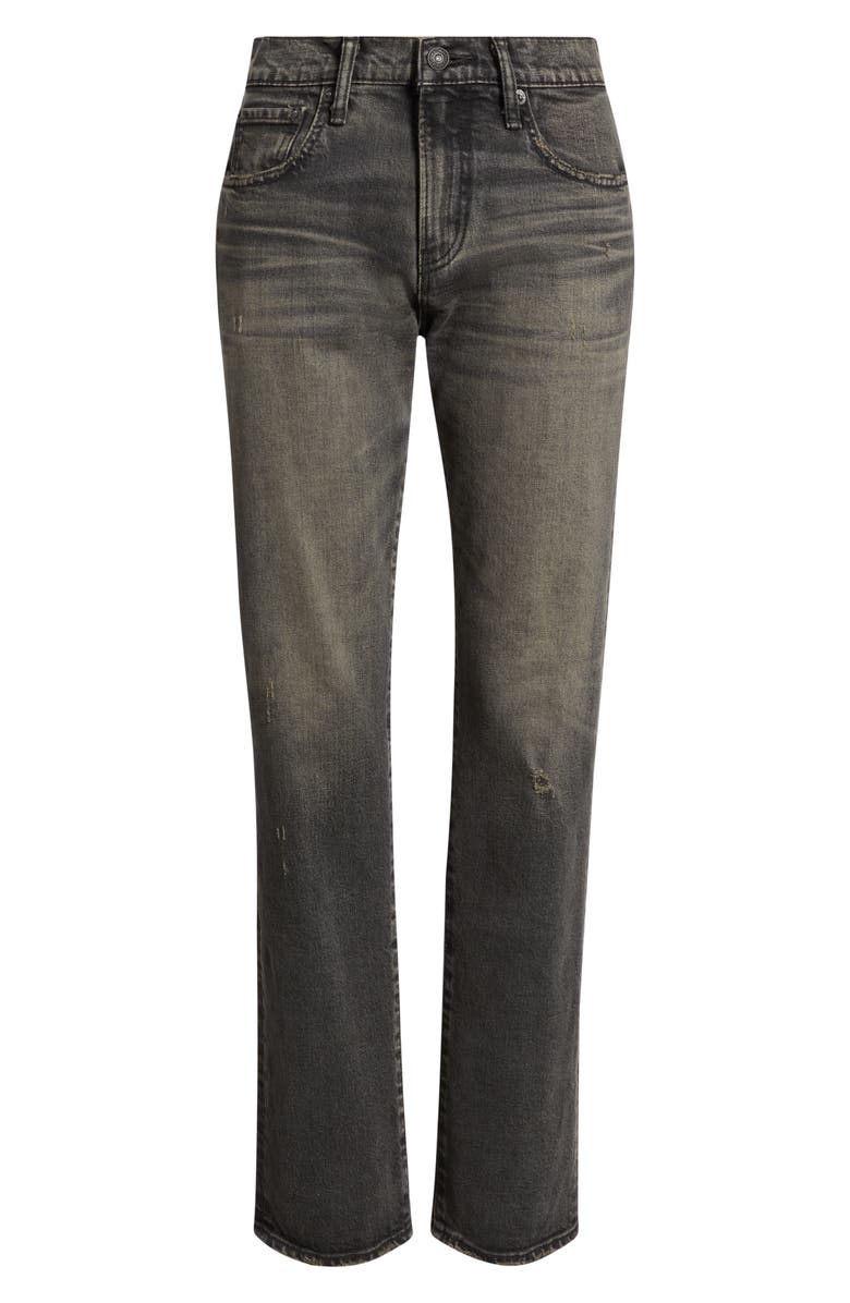 MOUSSY VINTAGE Bellview Straight Leg Jeans, Alternate, color, Black