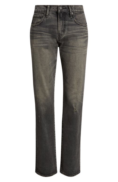 Moussy Vintage Bellview Straight Leg Jeans In Black