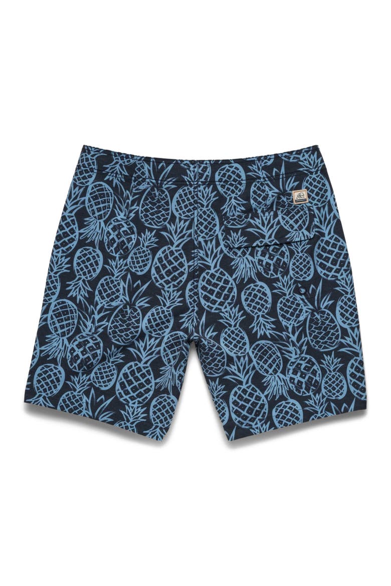 Duke 7.25" Pineapple Boardshort, Alternate, color, Blue