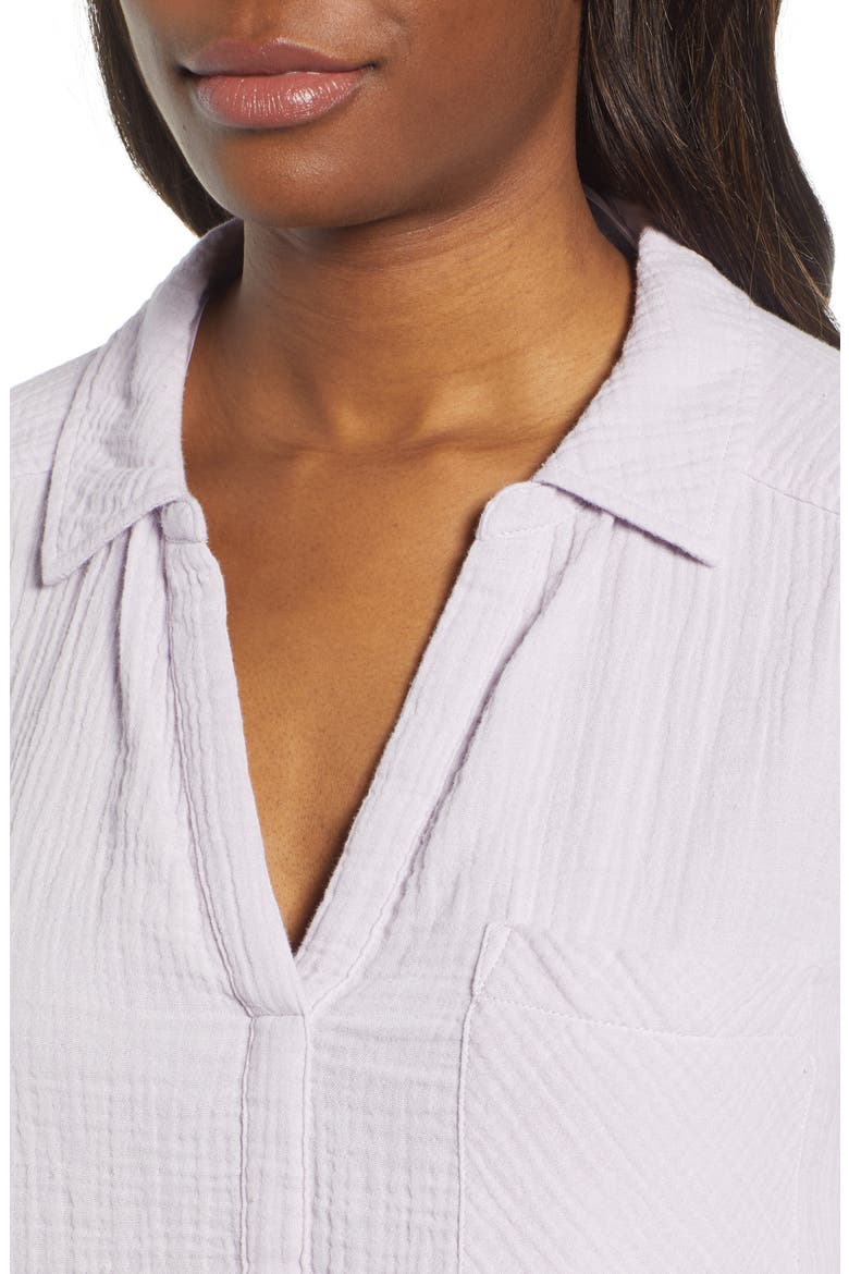 Double Gauze Top, Alternate, color, FRESH LILAC